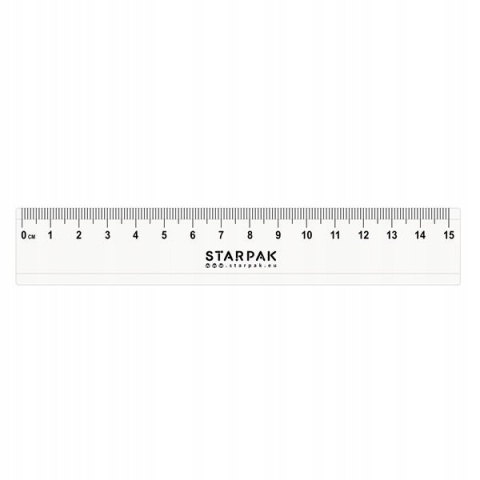 LINIJKA 15CM STK (20)