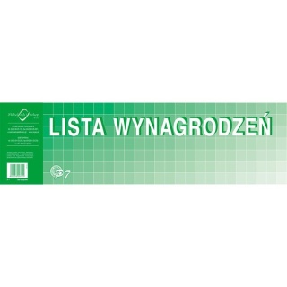 LISTA WYNAGRODZEŃ 1/5 B2 P-7 MP 7OSÓB