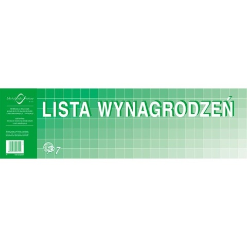 LISTA WYNAGRODZEŃ 1/5 B2 P-7 MP 7OSÓB