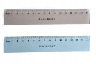 Linijka plastikowa 15cm KOLOR ACADEMY(12)