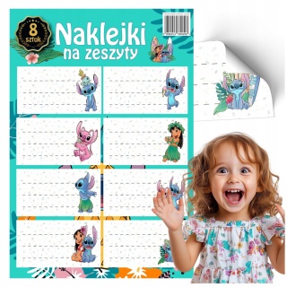 NAKLEJKI NA ZESZYT 10SZT/BLISTER STITCH BENIAMIN
