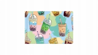 OKLADKA NA DOKUM UCZNIA BUBBLE TEA B-FOL MAŁA