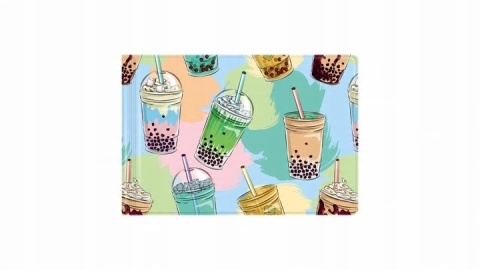 OKLADKA NA DOKUM UCZNIA BUBBLE TEA B-FOL MAŁA