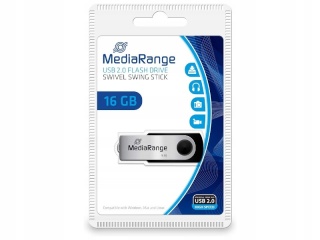 PENDRIVE 16GB USB 2.0 MEDIARANGE MR910 WB