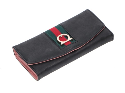 PORTFEL DAMSKI ZAPINANY ECO SKÓRA SOFT 19X10,5CM