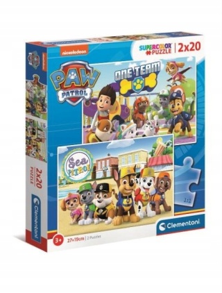PUZZLE 2x20EL PAW PATROL CLEMENTONI