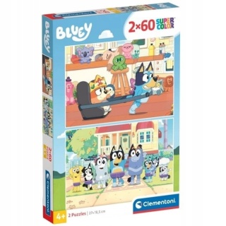 PUZZLE 2X60EL CLM 24813 BLUEY