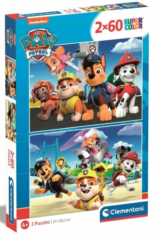 PUZZLE 2X60EL PAW PATROL CLEMENTONI