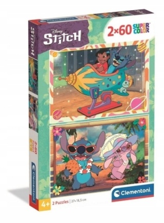 PUZZLE 2X60EL STITCH CLEMENTONI