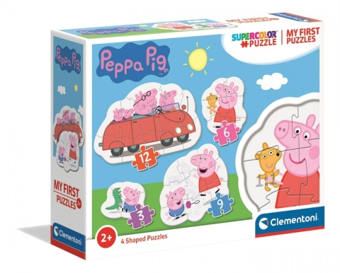 PUZZLE 4IN1 2+ MY FIRST PEPPA PIG CLEMENTONI PUZZLE 4IN1 2+ MY FIRST PEPPA PIG CLEMENTONI