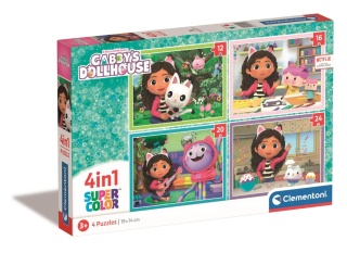 PUZZLE 4IN1 GABBY DOLLHOUSE CLEMENTONI