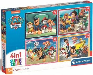 PUZZLE 4W1 PAW PATROL CLEM PUD