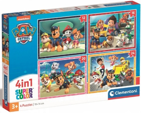 PUZZLE 4W1 PAW PATROL CLEM PUD