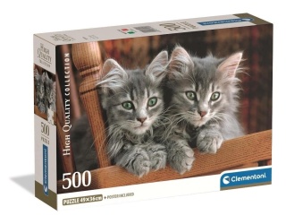 PUZZLE 500EL Kittens CLEMENTONI
