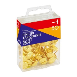 Pinezki tapicerskie złote 1szt