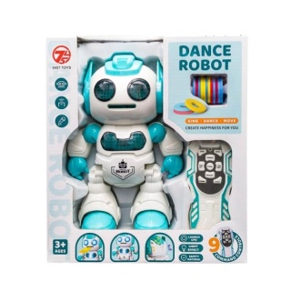 Robot zdalnie sterowany strzelający krążkami Gazelo