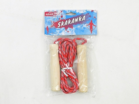 SKAKANKA SZNUREK - RĄCZKI DREWNO