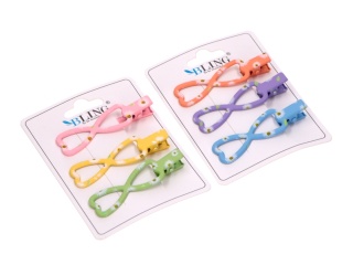 SPINKI DO WŁOSÓW 3SZT KOKARDKI PASTEL(20)