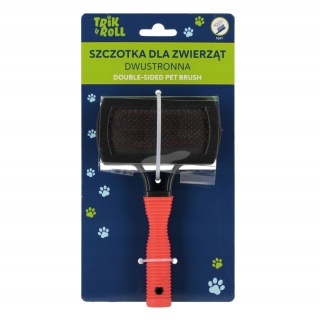 SZCZOTKA DLA ZWIERZĄT 2STR 13X23 TRIK