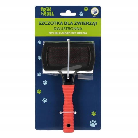 SZCZOTKA DLA ZWIERZĄT 2STR 13X23 TRIK SZCZOTKA DLA ZWIERZĄT 2STR 13X23 TRIK