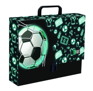 TECZKA Z RĄCZKĄ A4/9CM NEON FOOTBALL MAJEWSKI