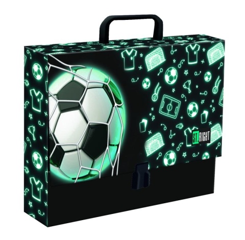 TECZKA Z RĄCZKĄ A4/9CM NEON FOOTBALL MAJEWSKI