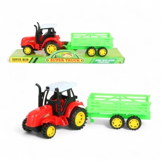 TRAKTOR Z PRZYCZEPĄ