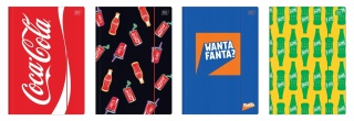 Teczka A4 z gumką Mat+UV Coca Cola(10)