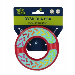 ZABAWKA DLA PSA DYSK 13,8CM TRIK