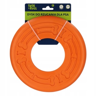 ZABAWKA DLA PSA DYSK POM 25,5CM TRIK
