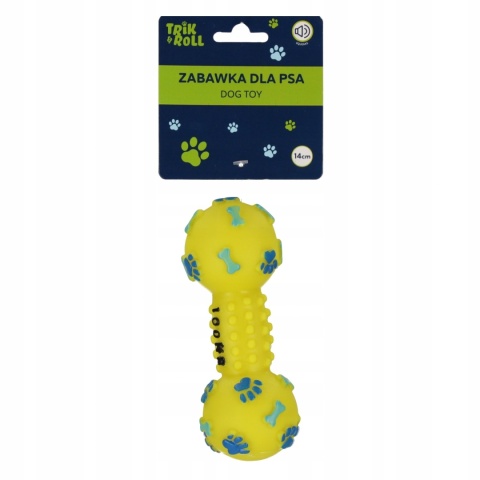 ZABAWKA DLA PSA KOŚĆ PISZCZĄCA ZOL 14CM TRIK ZABAWKA DLA PSA KOŚĆ PISZCZĄCA ZOL 14CM TRIK