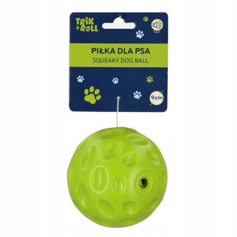 ZABAWKA DLA PSA PIŁKA DŹWIĘK ZIE 9CM TRIK ZABAWKA DLA PSA PIŁKA DŹWIĘK ZIE 9CM TRIK