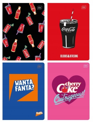Zeszyt A5 32# 70g M Mat+UV Coca Cola(10)