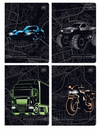 Zeszyt A5 32# M 70g UV Cars