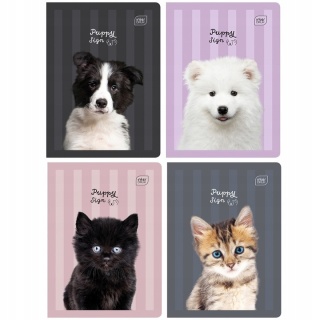 Zeszyt A5 32 kol3= 70g UV Puppy Sign
