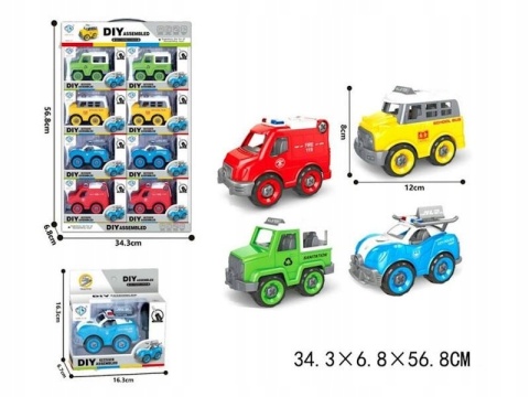 AUTO DO SKRĘCANIA 12CM SŁUŻBY RATUNKOWE (8)