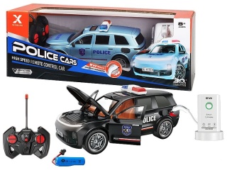 AUTO NA RADIO POLICJA PODNOSZONA MASKA KABEL USB