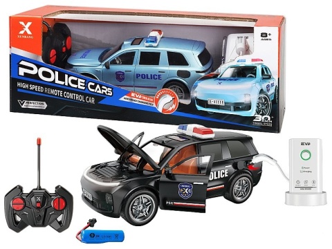 AUTO NA RADIO POLICJA PODNOSZONA MASKA KABEL USB