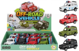 AUTO RATUNKOWE PULLBACK 12CM MIX4 MC(8)