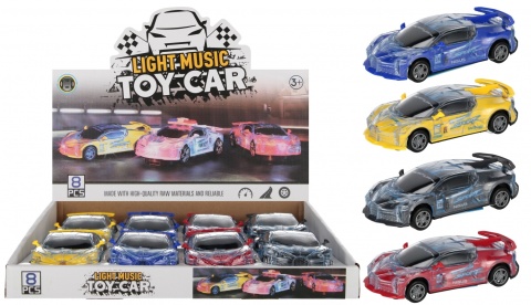 AUTO WYŚCIGOWE ŚW/DŹWIĘK 16CM MC (8)