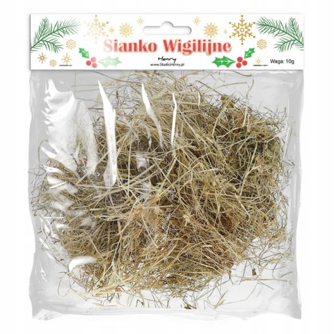 Sianko wigilijne pod obrus dekoracja stołu bożonarodzeniowa naturalne sianko świąteczne