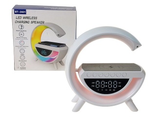 GŁOŚNIK Z ZEGAREM, FUNKCJA ŁADOWARKI TEL. ADAR