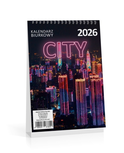 KALENDARZ BIURKOWY CITY 2026