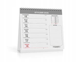 KALENDARZ BIURKOWY OFFICE LUX 2026