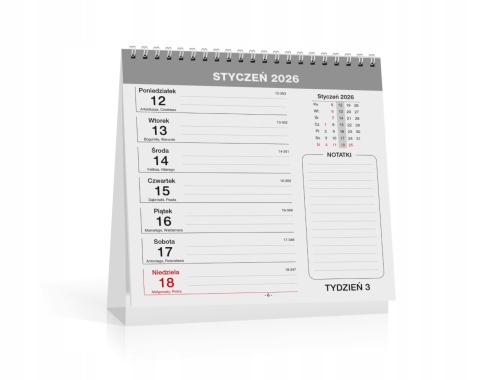 KALENDARZ BIURKOWY OFFICE LUX 2026