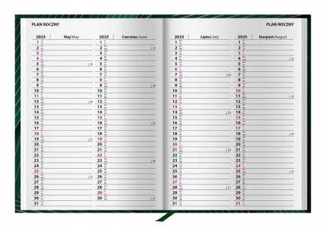 KALENDARZ KSIĄŻKOWY DZIENNY A5 ELEGANCE 2026