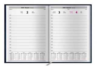 KALENDARZ KSIĄŻKOWY DZIENNY A5 NEPTUN 2026