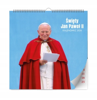 KALENDARZ PAPIEŻ JAN PAWEŁ II LUX 2026