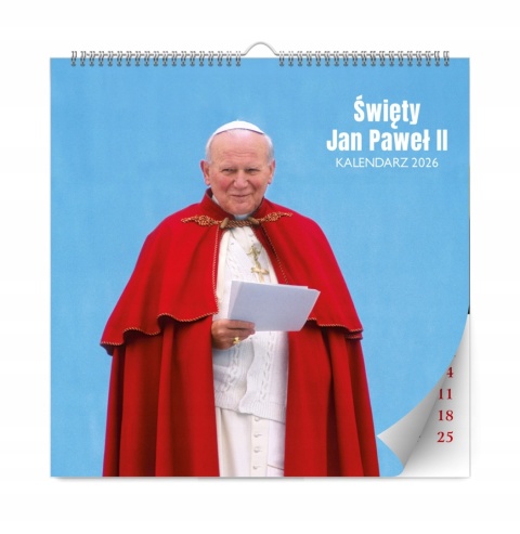 KALENDARZ PAPIEŻ JAN PAWEŁ II LUX 2026