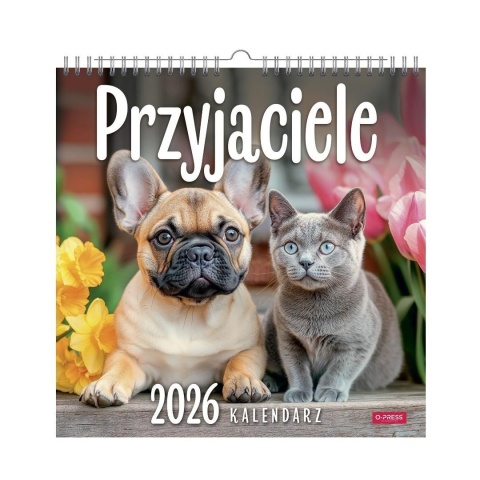 KALENDARZ ŚCIENNY 33x33 PRZYJACIELE 2026